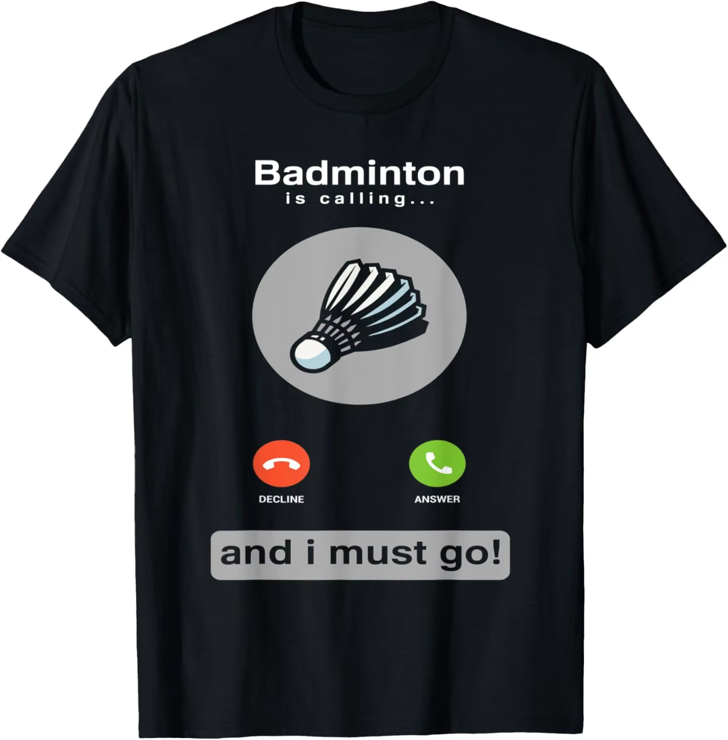 Badminton Quotes Short - Lustiges Badminton-Shirt, Badminton-Zitat, Badminton-Geschenk-T-Shirt, Herrenbekleidung, Oberteile,