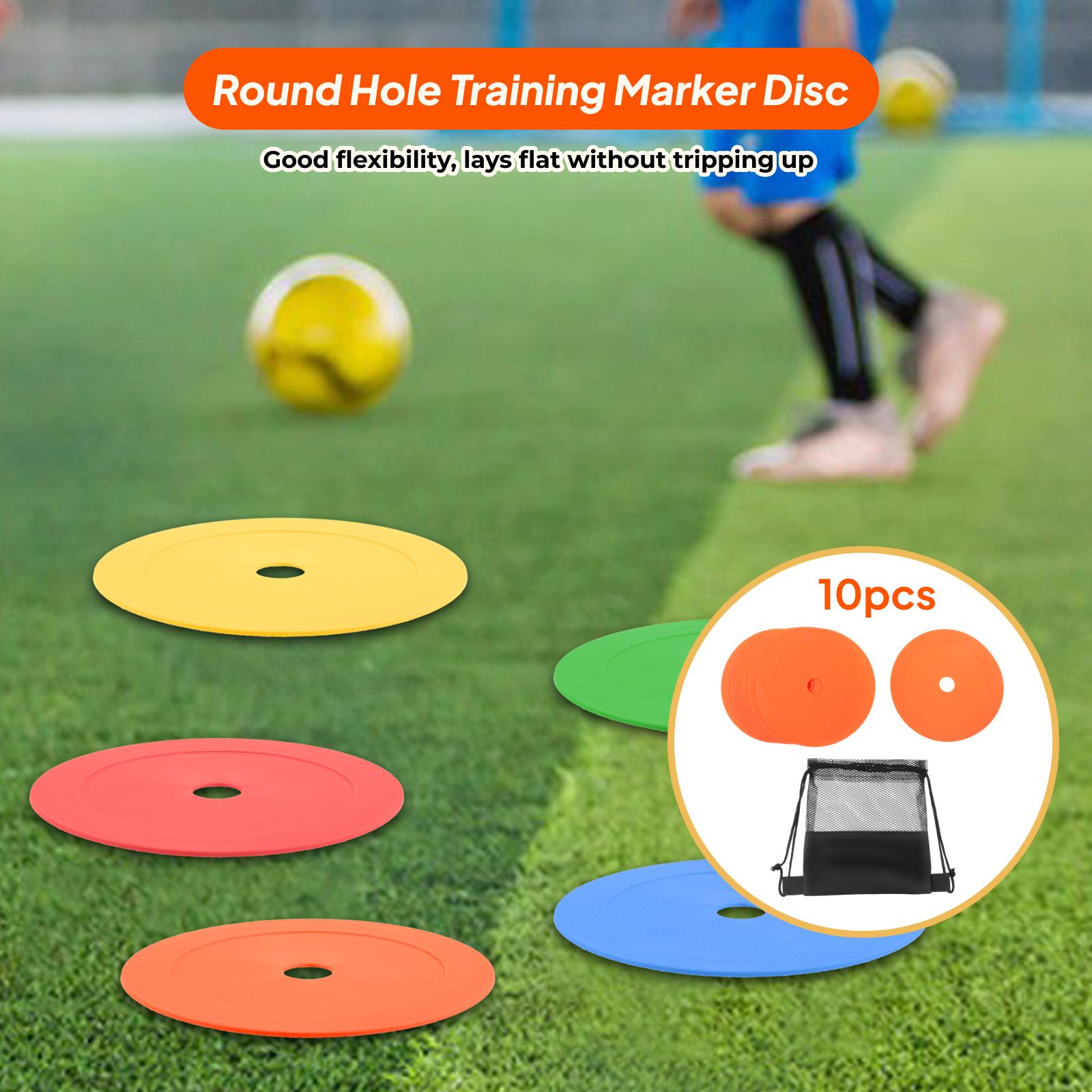 Court Marker Cone - 10 x flache Zapfen, 15,2 cm,