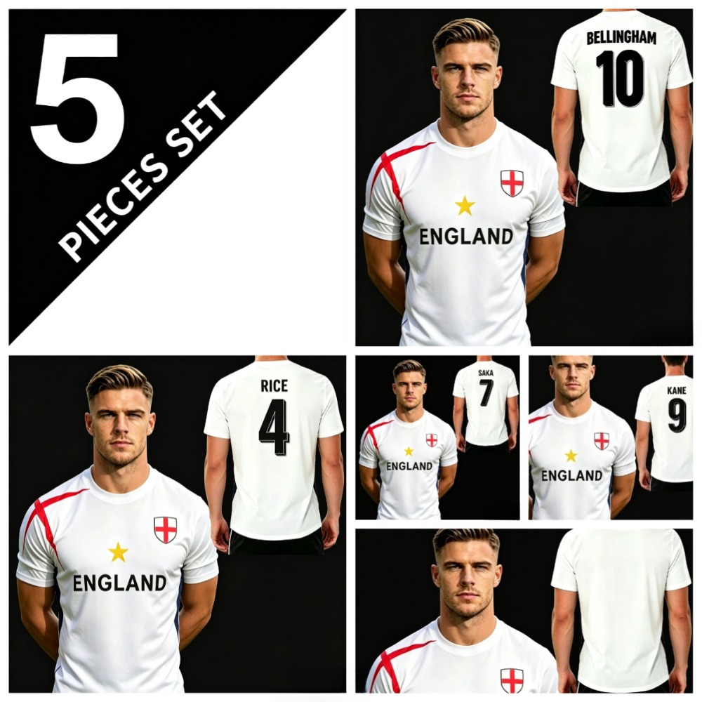 Badminton England - 2026 Sommer England Nationalmannschaft Fußballtrikot T-Shirt