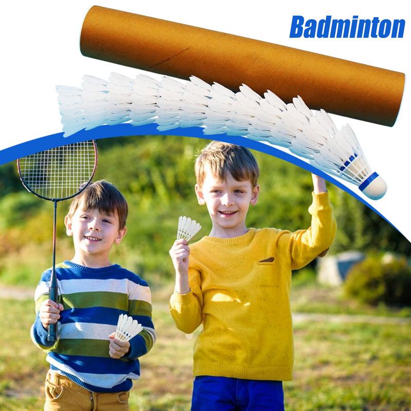 Nylon Shuttlecock 12 - Badminton-Sets für Hinterhöfe, 12-teilig, Nylon, Badmintonball,