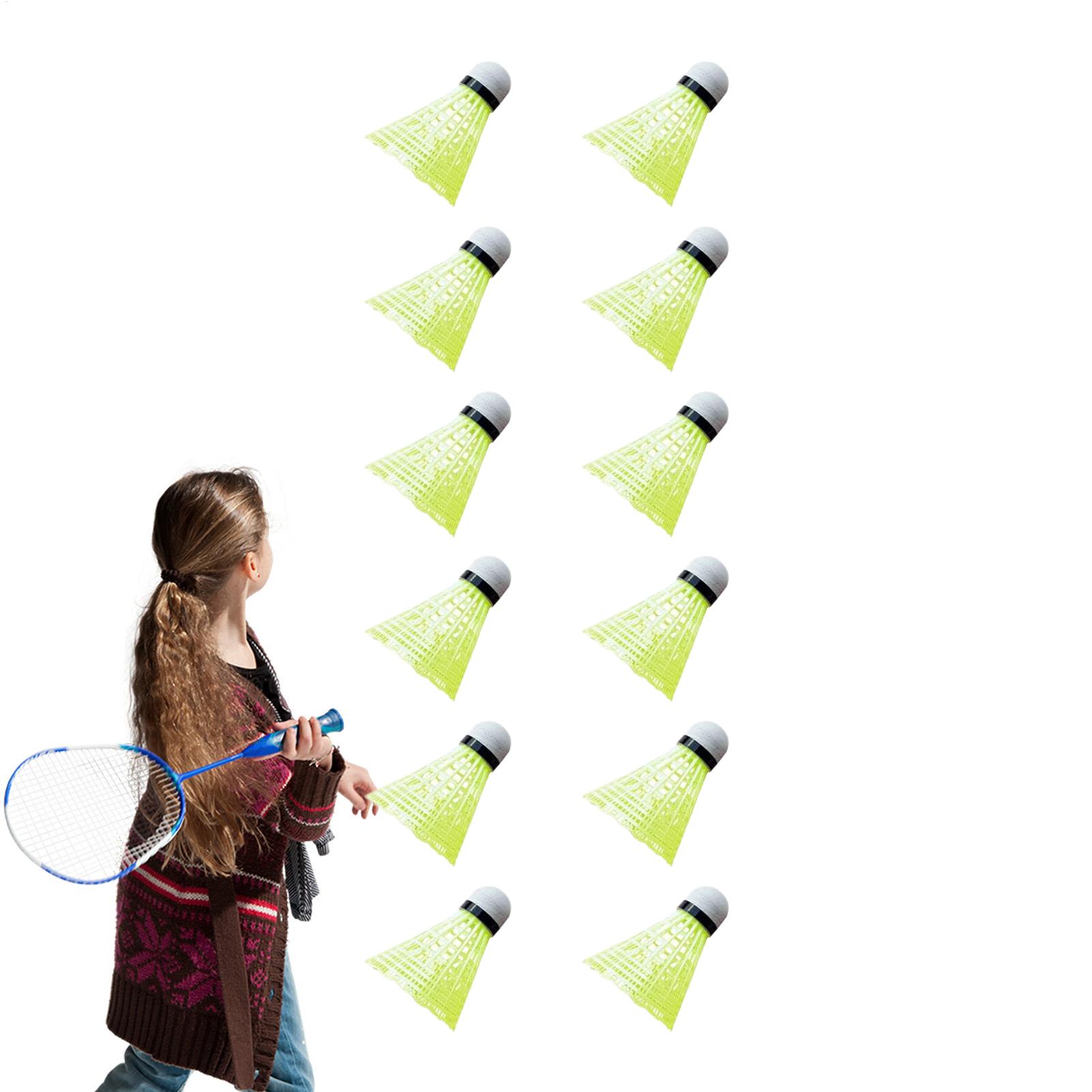 Badminton-Federbälle, 12 Stück – Nylon Shuttlecock 12 Bewertung und Preis